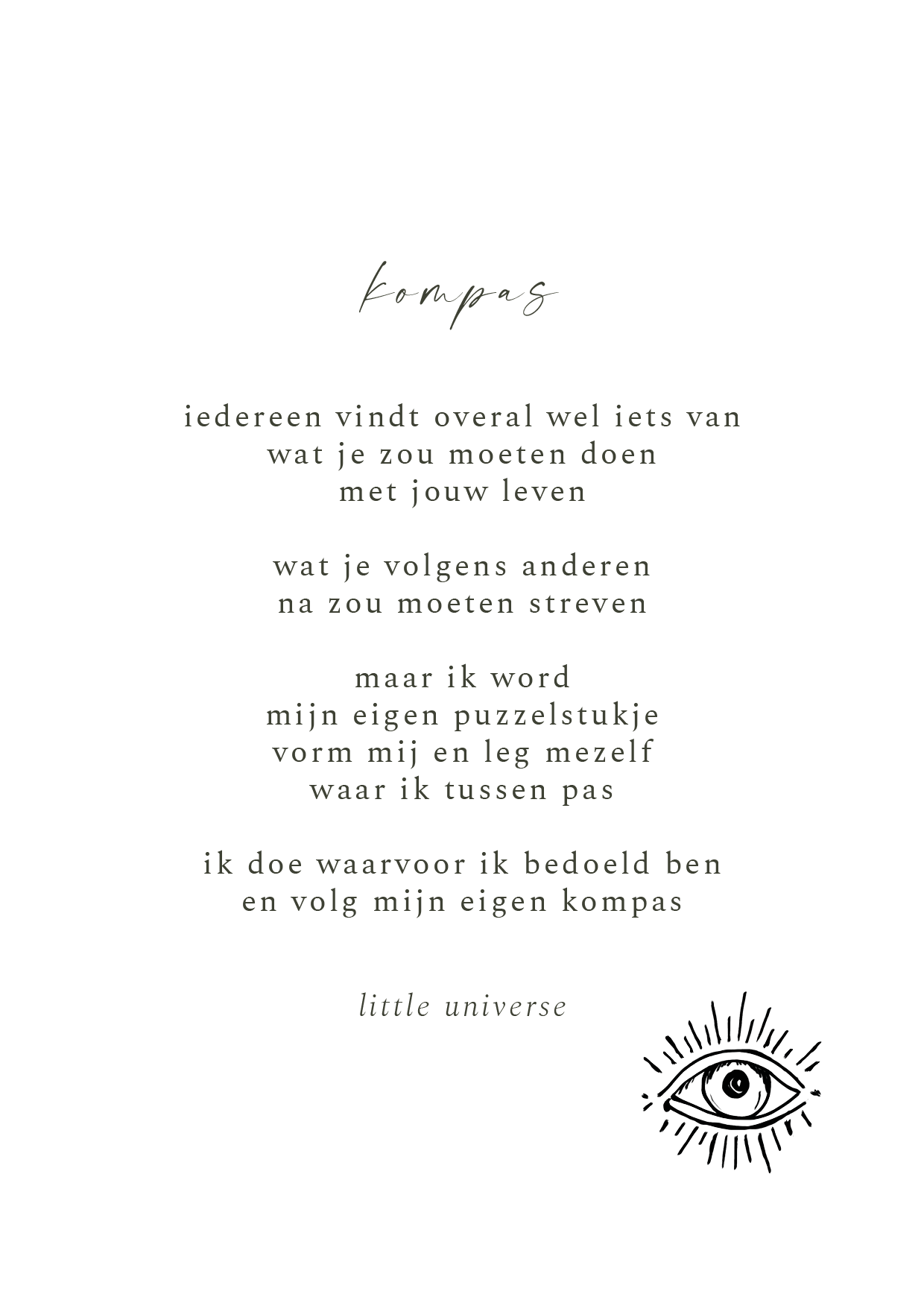 Kaart 'Kompas'