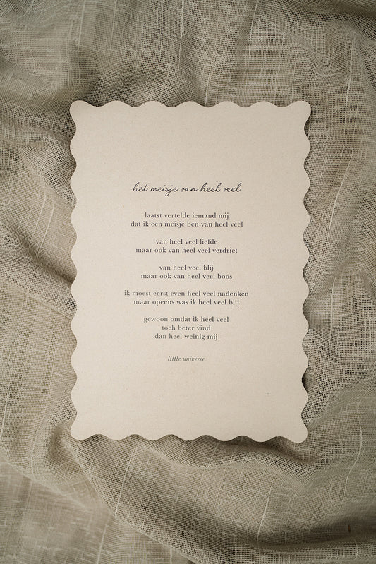 Set prints 'Het meisje van heel veel'