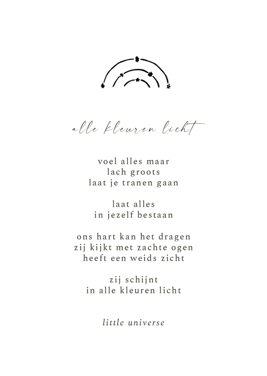 Kaart 'Alle kleuren licht'