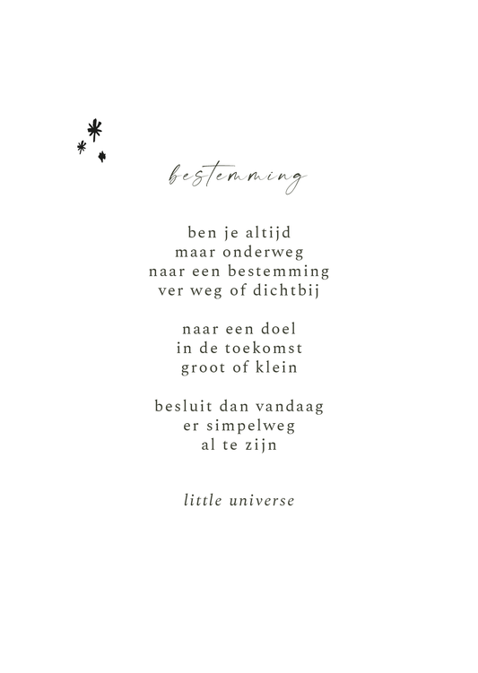 Kaart 'Bestemming'