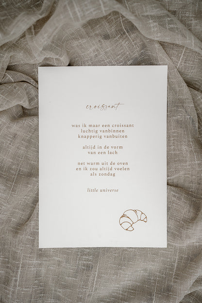 Print A4 'Croissant'