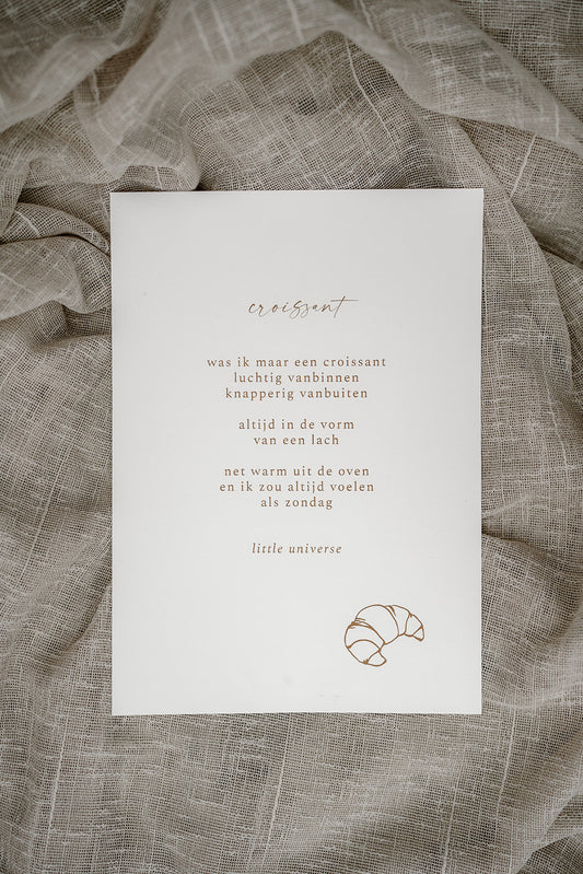 Print A4 'Croissant'