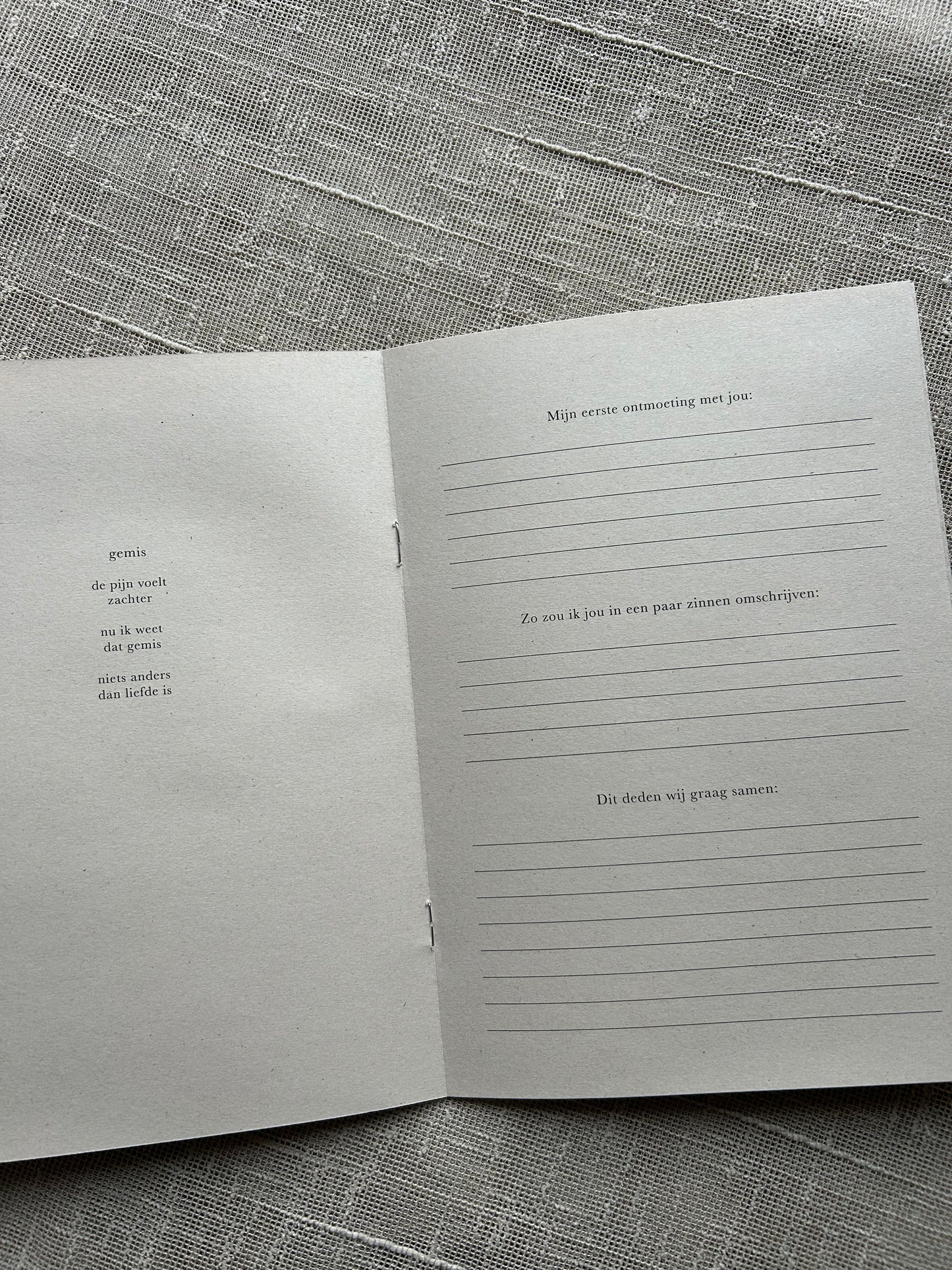 Gedenkboekje 'Pure wezens'