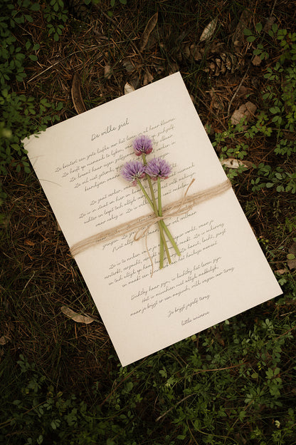 Print A4 'De wilde ziel'