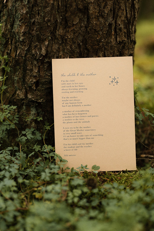 Print 'The child & the mother'