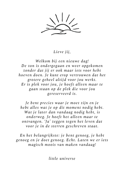 Print A5 'Ochtendspeech'