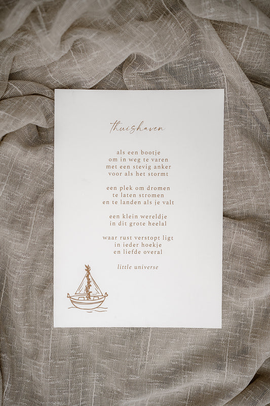 Print A4 'Thuishaven'