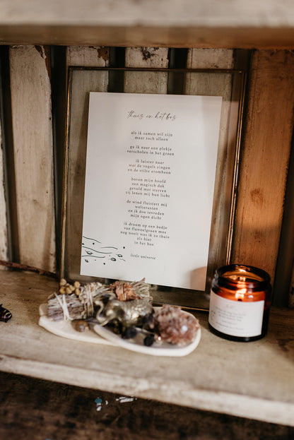 Print A5 'Thuis in het bos'