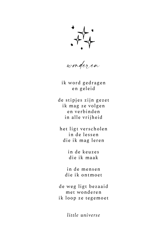 Print A5 'Wonderen'