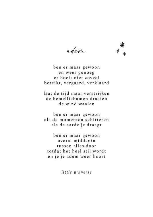 Print A5 'Adem'