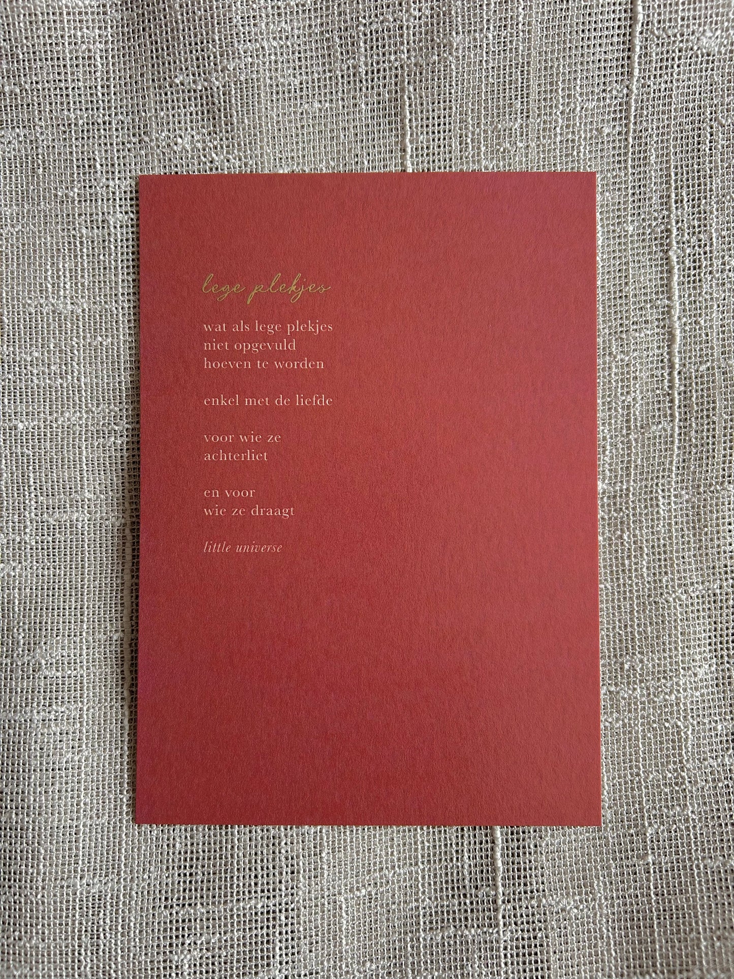 Kaart 'Lege plekjes'