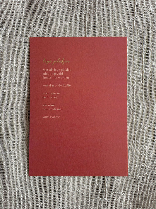 Kaart 'Lege plekjes'