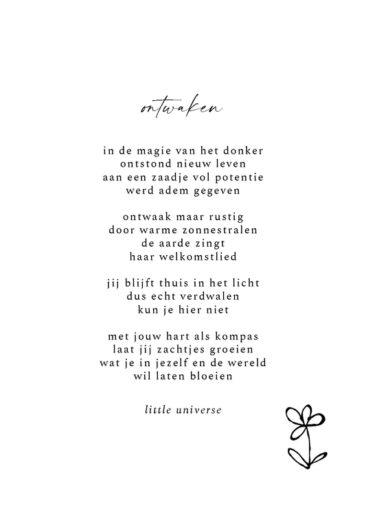 Kaart 'Ontwaken'